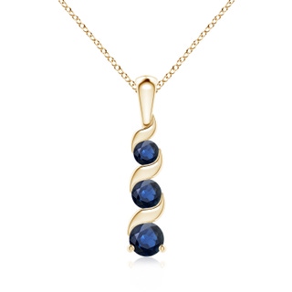 Round AA Blue Sapphire