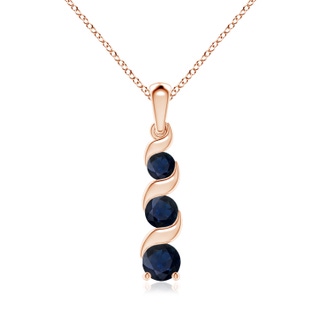 Round A Blue Sapphire
