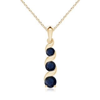 Round A Blue Sapphire
