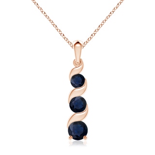 Round A Blue Sapphire