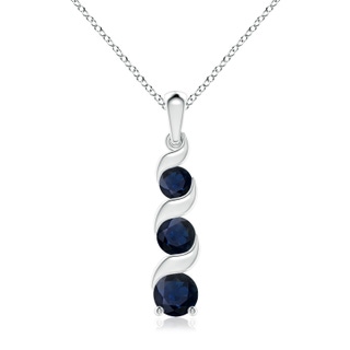 Round A Blue Sapphire