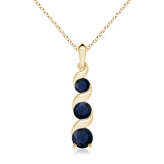 Round A Blue Sapphire