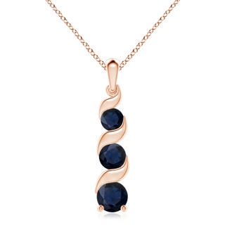 Round A Blue Sapphire
