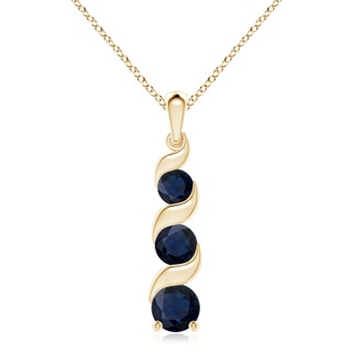 Round A Blue Sapphire