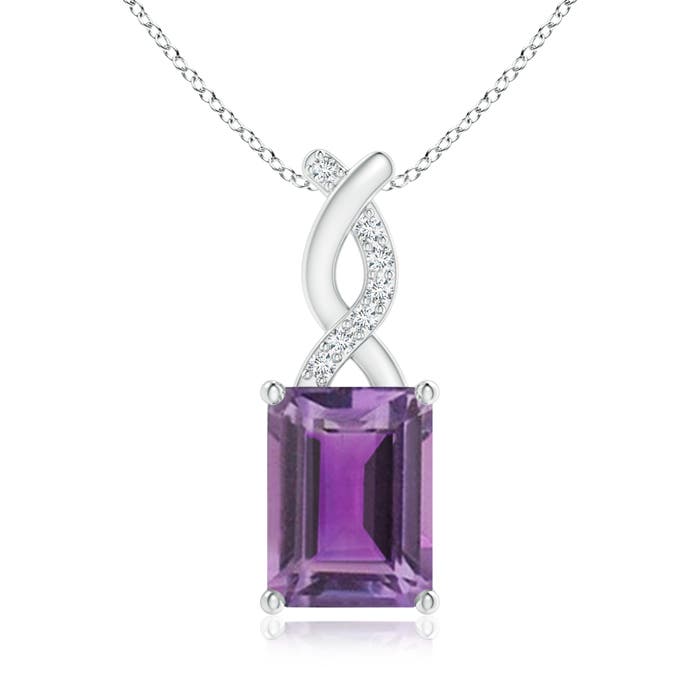 AA - Amethyst / 1.54 CT / 14 KT White Gold