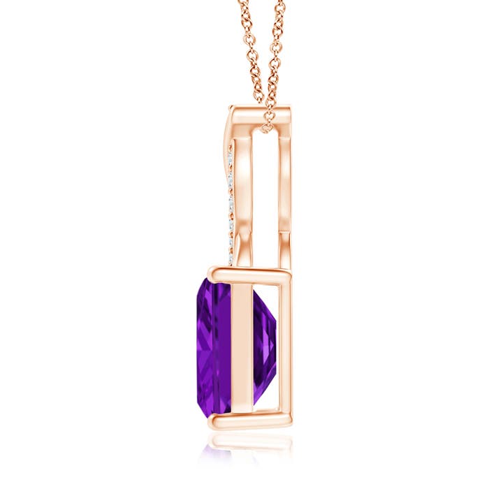 AAA - Amethyst / 1.54 CT / 14 KT Rose Gold