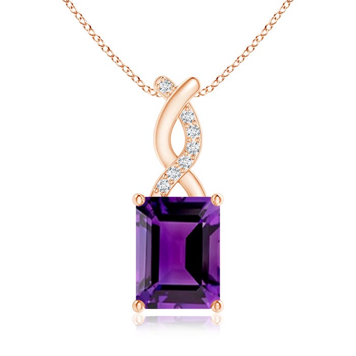 AAAA - Amethyst / 1.54 CT / 14 KT Rose Gold