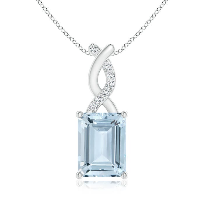 A - Aquamarine / 1.39 CT / 14 KT White Gold