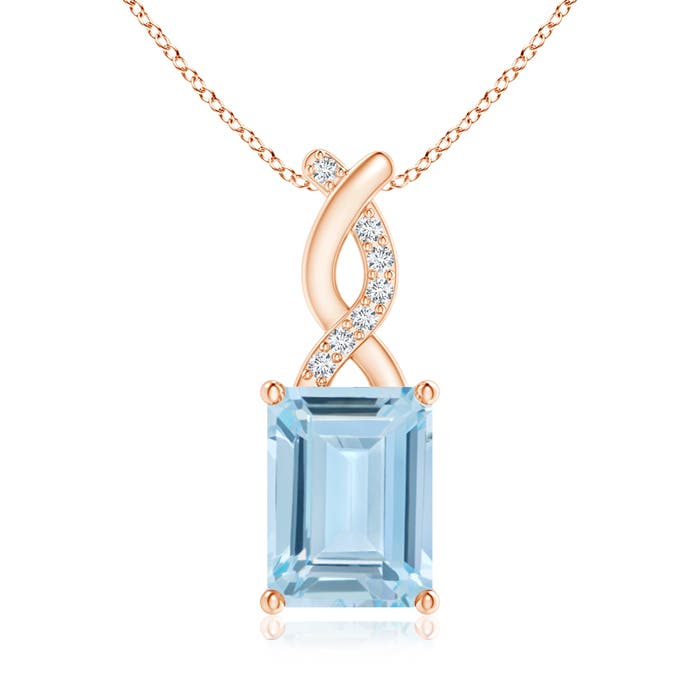 AA - Aquamarine / 1.39 CT / 14 KT Rose Gold