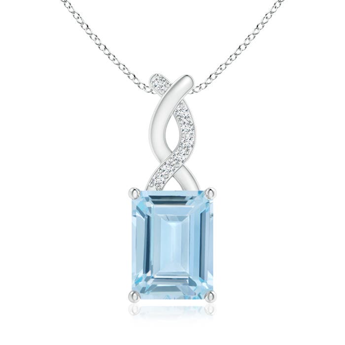 AA - Aquamarine / 1.39 CT / 14 KT White Gold