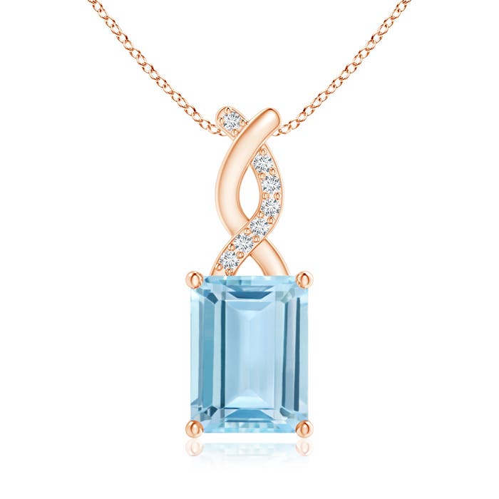 AAA - Aquamarine / 1.39 CT / 14 KT Rose Gold