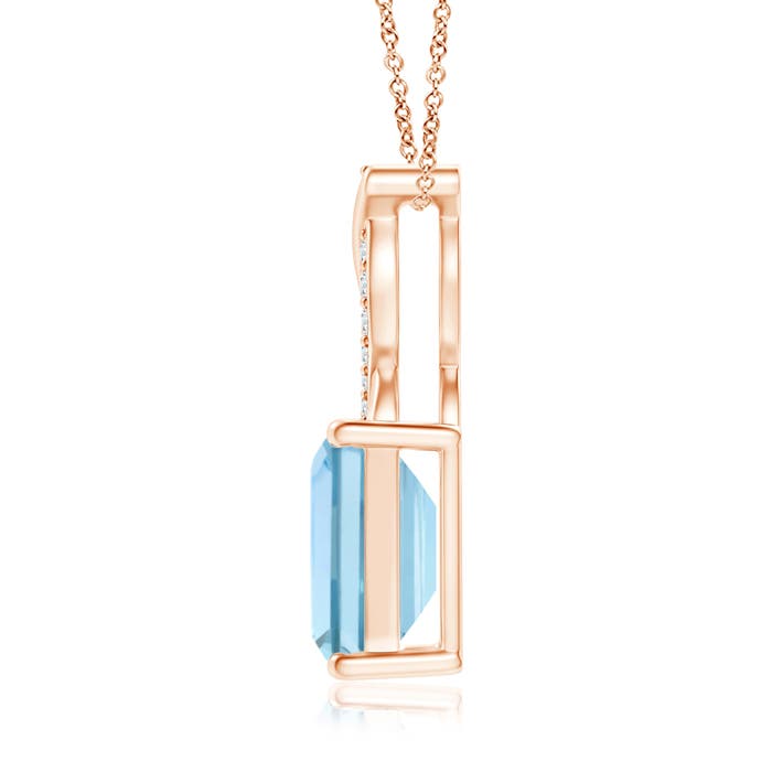 AAA - Aquamarine / 1.39 CT / 14 KT Rose Gold