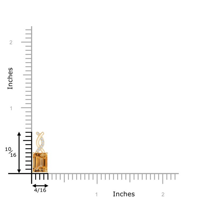 A - Citrine / 1.54 CT / 14 KT Yellow Gold