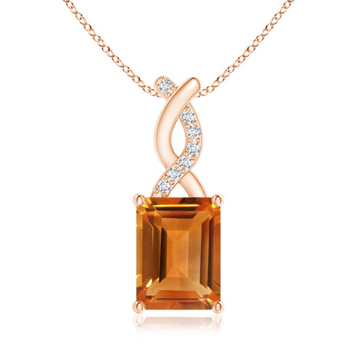 AAA - Citrine / 1.54 CT / 14 KT Rose Gold