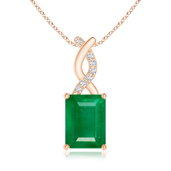 AA - Emerald / 1.54 CT / 14 KT Rose Gold