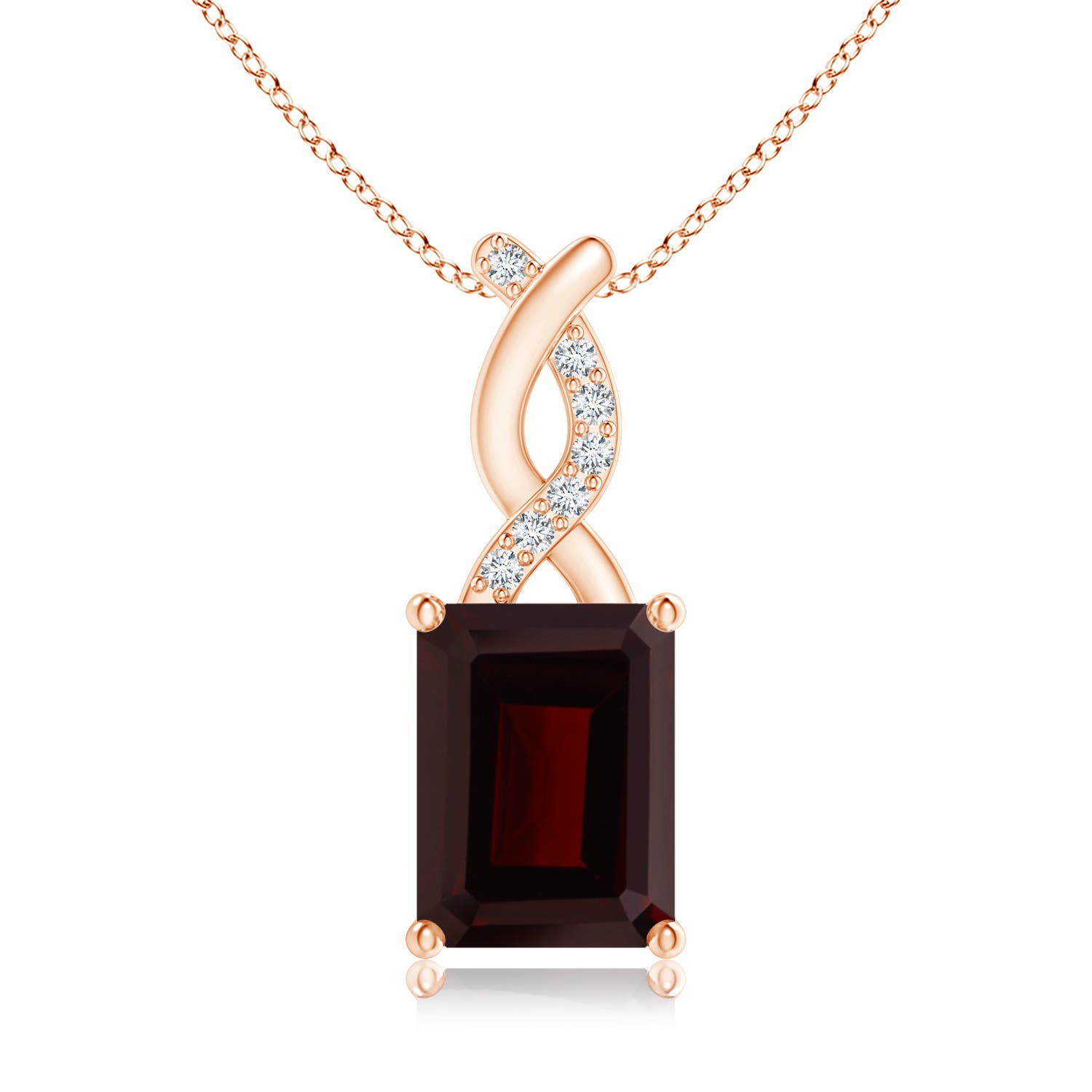 A - Garnet / 1.84 CT / 14 KT Rose Gold