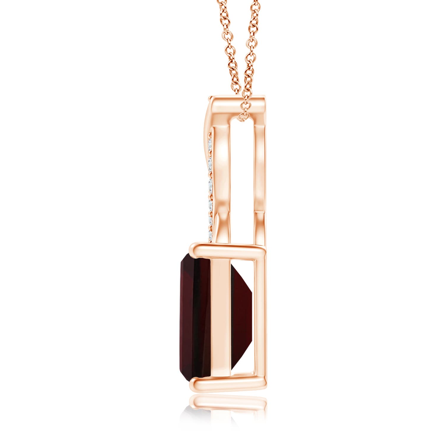 A - Garnet / 1.84 CT / 14 KT Rose Gold