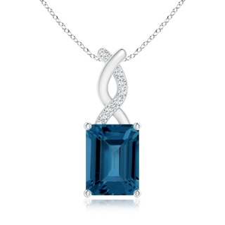 Emerald Cut AAA London Blue Topaz