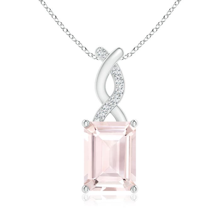 A - Morganite / 1.44 CT / 14 KT White Gold