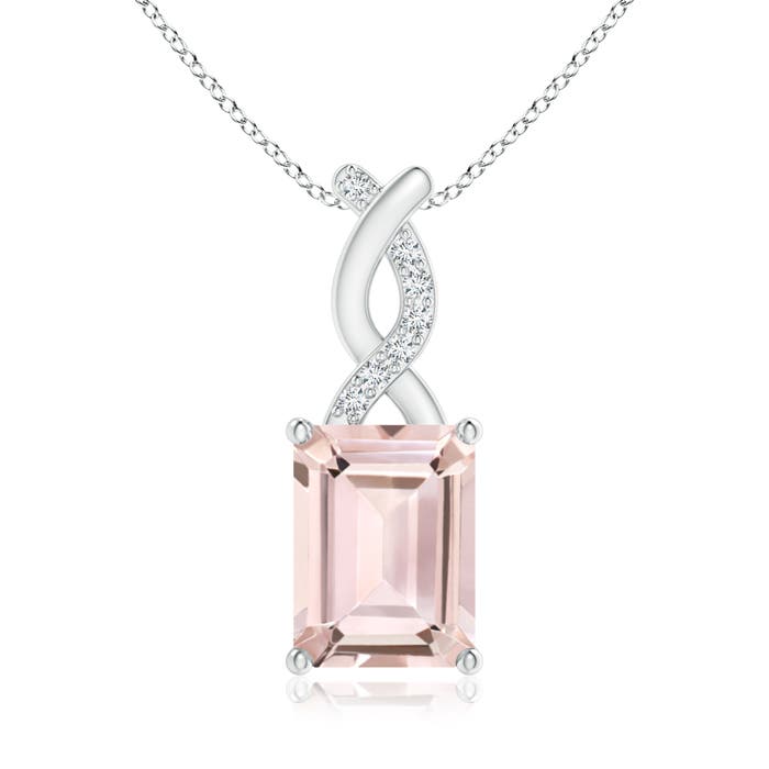 AA - Morganite / 1.44 CT / 14 KT White Gold