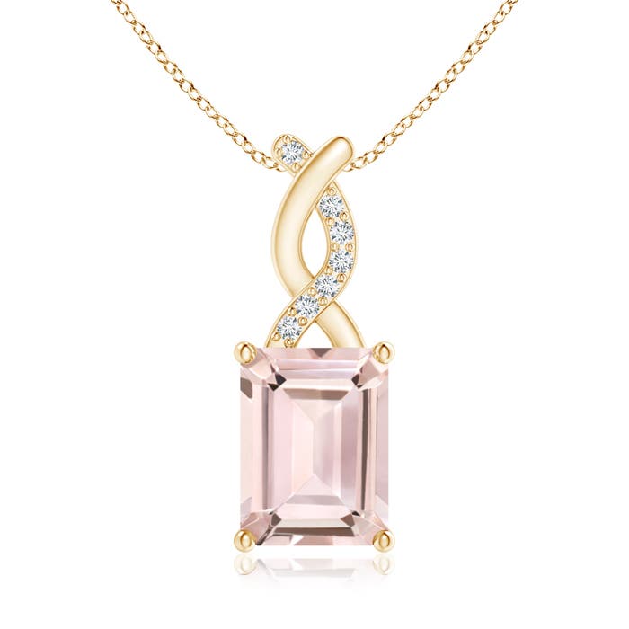 AA - Morganite / 1.44 CT / 14 KT Yellow Gold