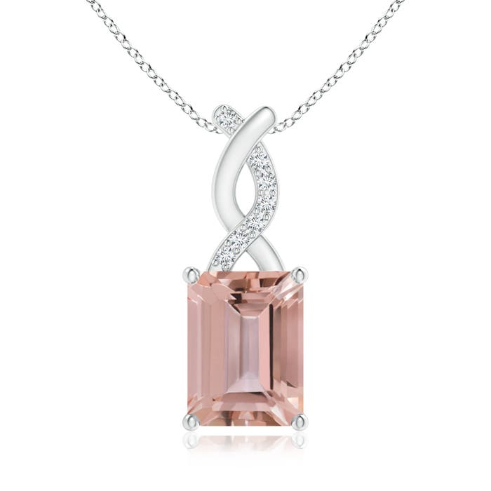 AAAA - Morganite / 1.44 CT / 14 KT White Gold