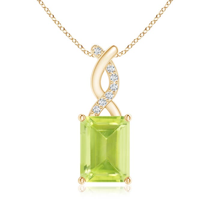 A - Peridot / 1.64 CT / 14 KT Yellow Gold