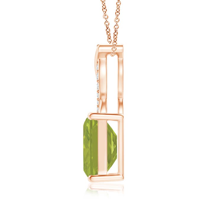 AA - Peridot / 1.64 CT / 14 KT Rose Gold