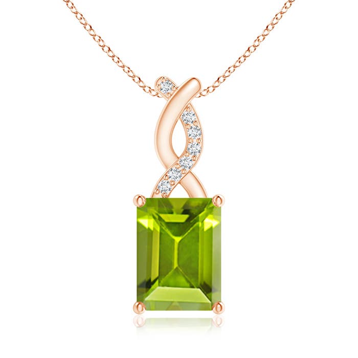 AAA - Peridot / 1.64 CT / 14 KT Rose Gold