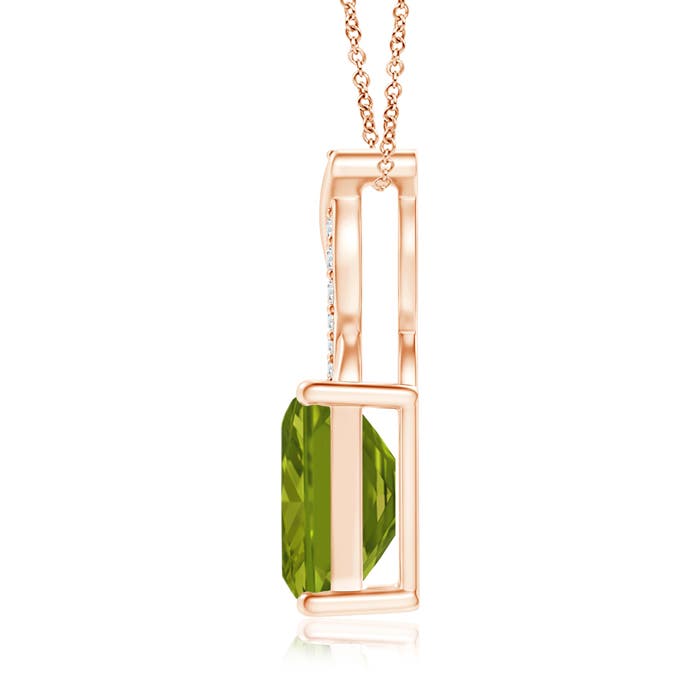 AAA - Peridot / 1.64 CT / 14 KT Rose Gold