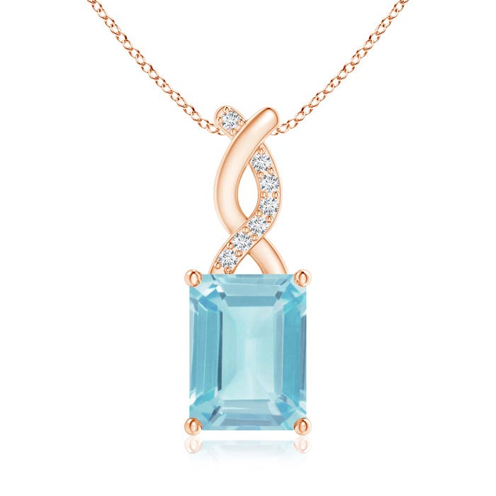 A - Swiss Blue Topaz / 1.99 CT / 14 KT Rose Gold