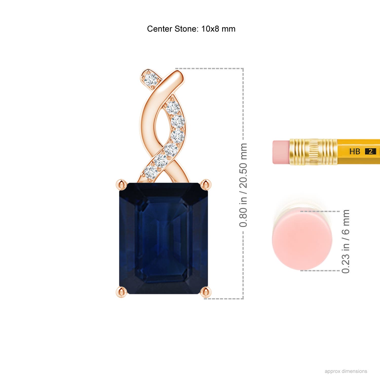 AA - Blue Sapphire / 3.46 CT / 14 KT Rose Gold