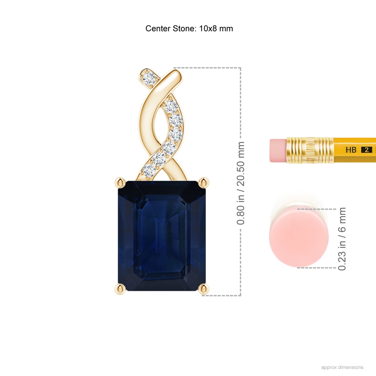 AA - Blue Sapphire / 3.46 CT / 14 KT Yellow Gold