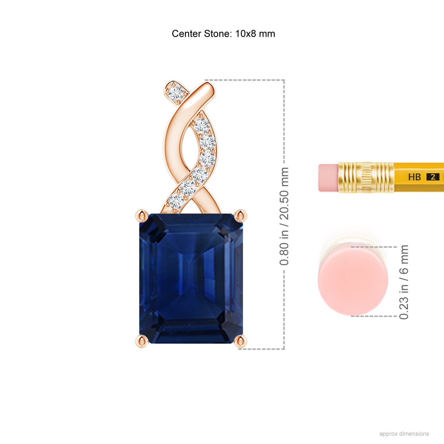 AAA - Blue Sapphire / 3.46 CT / 14 KT Rose Gold