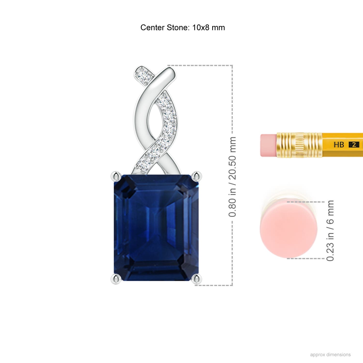 AAA - Blue Sapphire / 3.46 CT / 14 KT White Gold