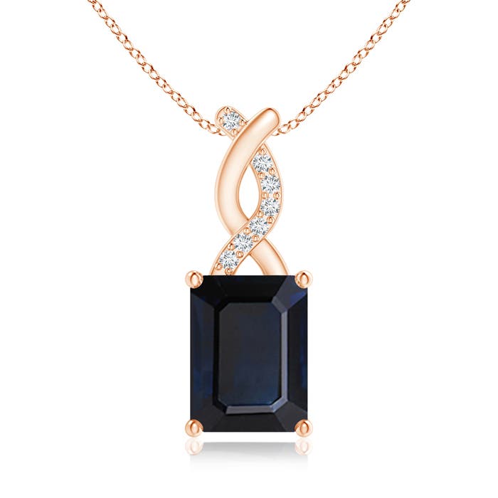 A - Blue Sapphire / 1.69 CT / 14 KT Rose Gold