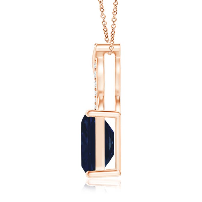 AA - Blue Sapphire / 1.69 CT / 14 KT Rose Gold