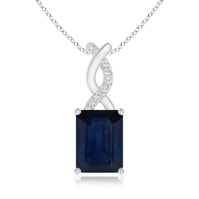 AA - Blue Sapphire / 1.69 CT / 14 KT White Gold