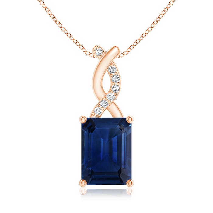 AAA - Blue Sapphire / 1.69 CT / 14 KT Rose Gold