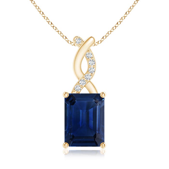 AAA - Blue Sapphire / 1.69 CT / 14 KT Yellow Gold