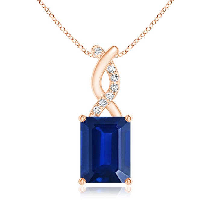 AAAA - Blue Sapphire / 1.69 CT / 14 KT Rose Gold