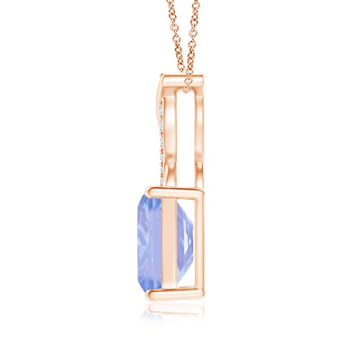 A - Tanzanite / 1.54 CT / 14 KT Rose Gold