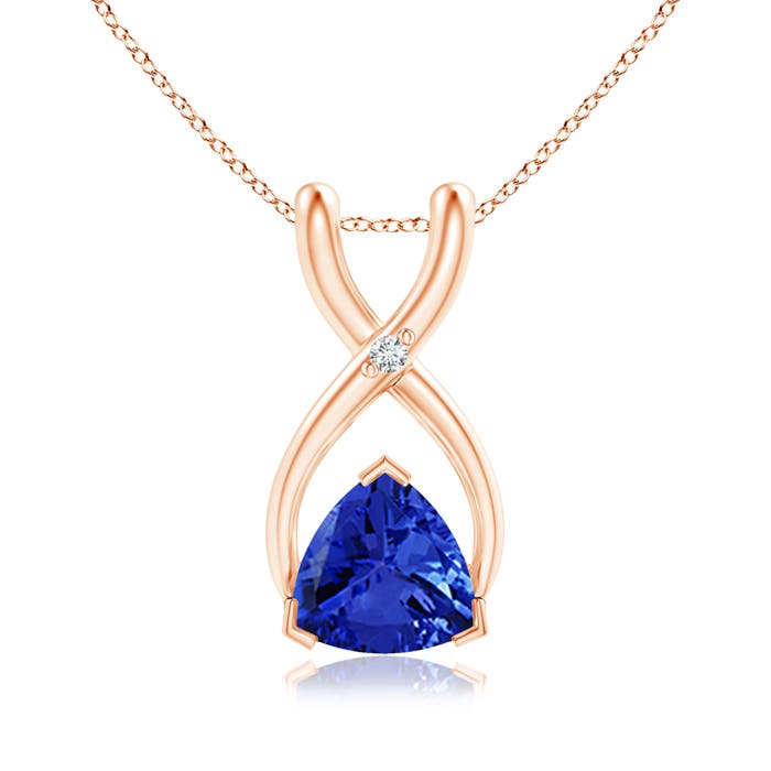 AAA - Tanzanite / 0.41 CT / 14 KT Rose Gold