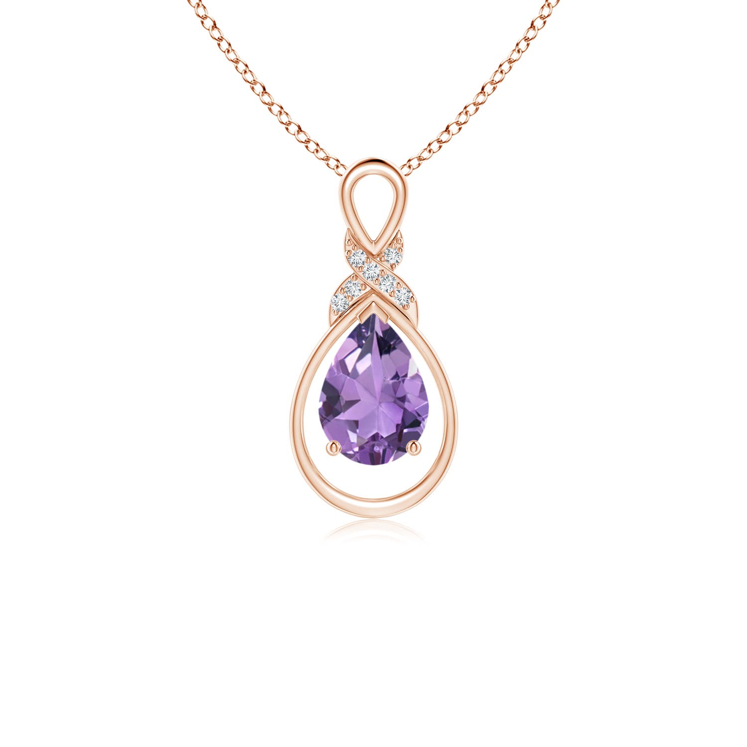 A - Amethyst / 0.62 CT / 14 KT Rose Gold