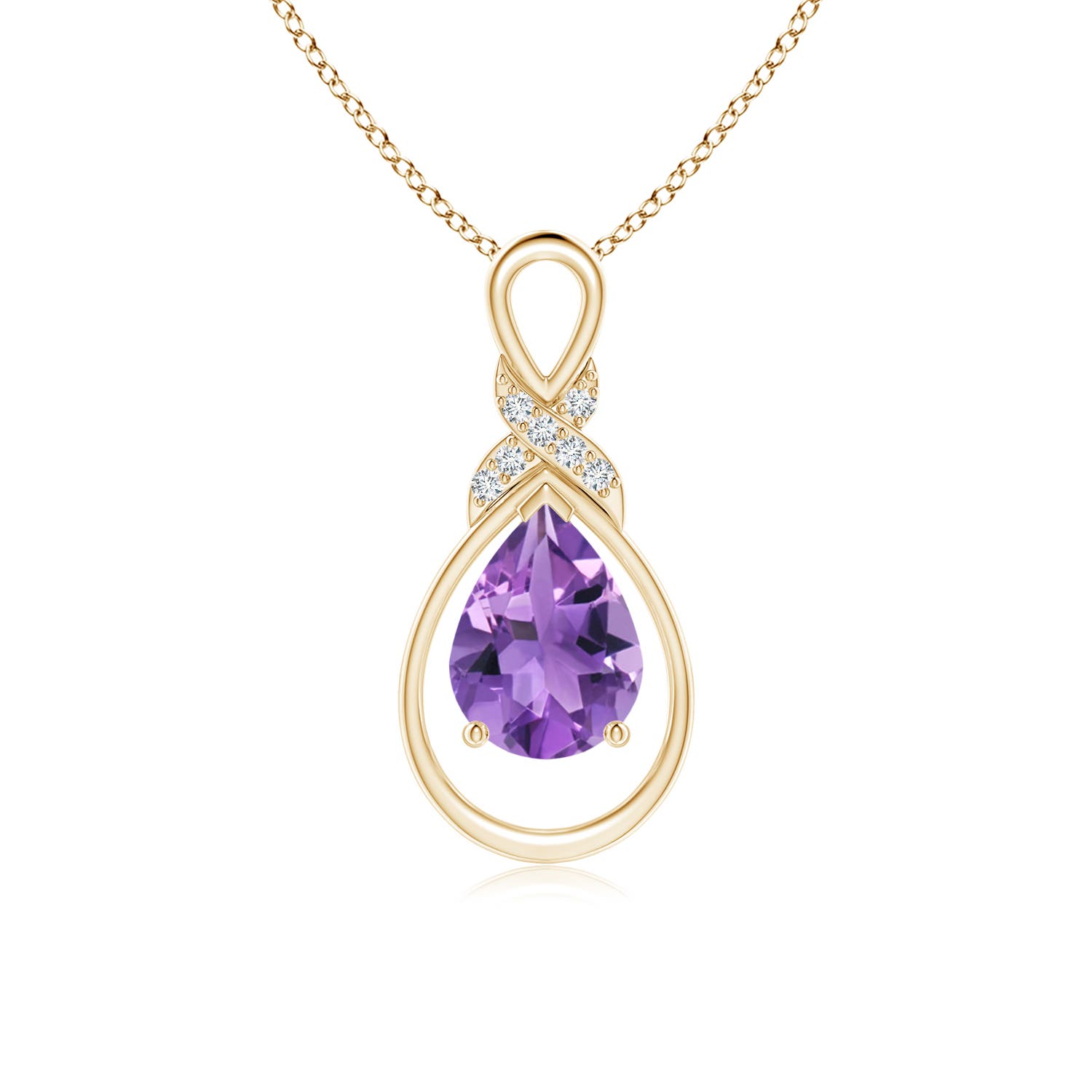 AA - Amethyst / 1.04 CT / 14 KT Yellow Gold