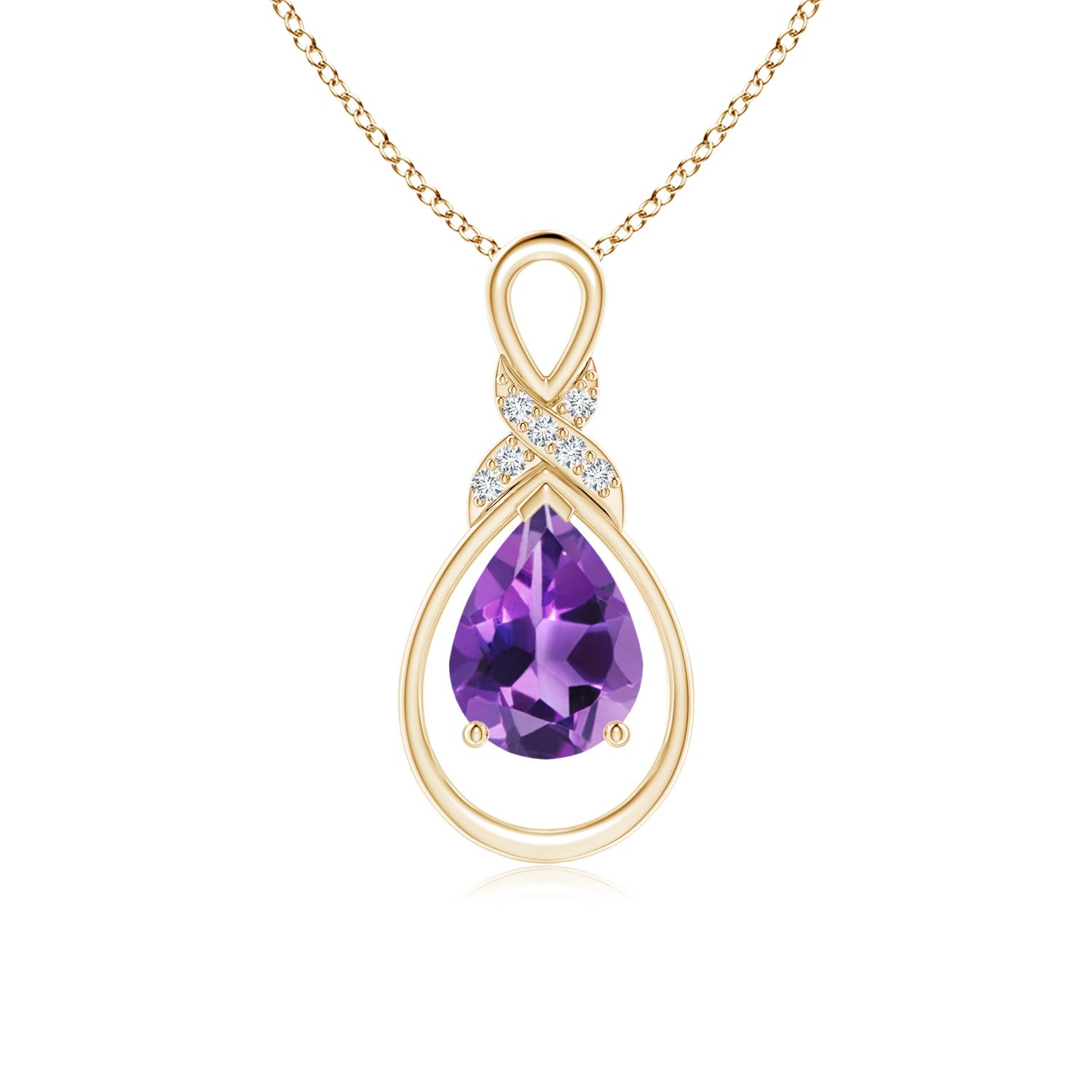 AAA - Amethyst / 1.04 CT / 14 KT Yellow Gold