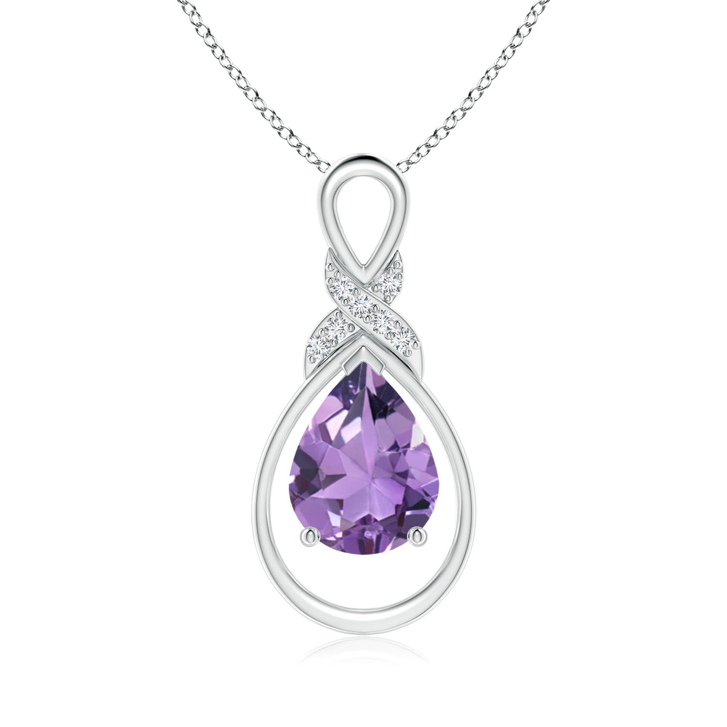 A - Amethyst / 1.54 CT / 14 KT White Gold