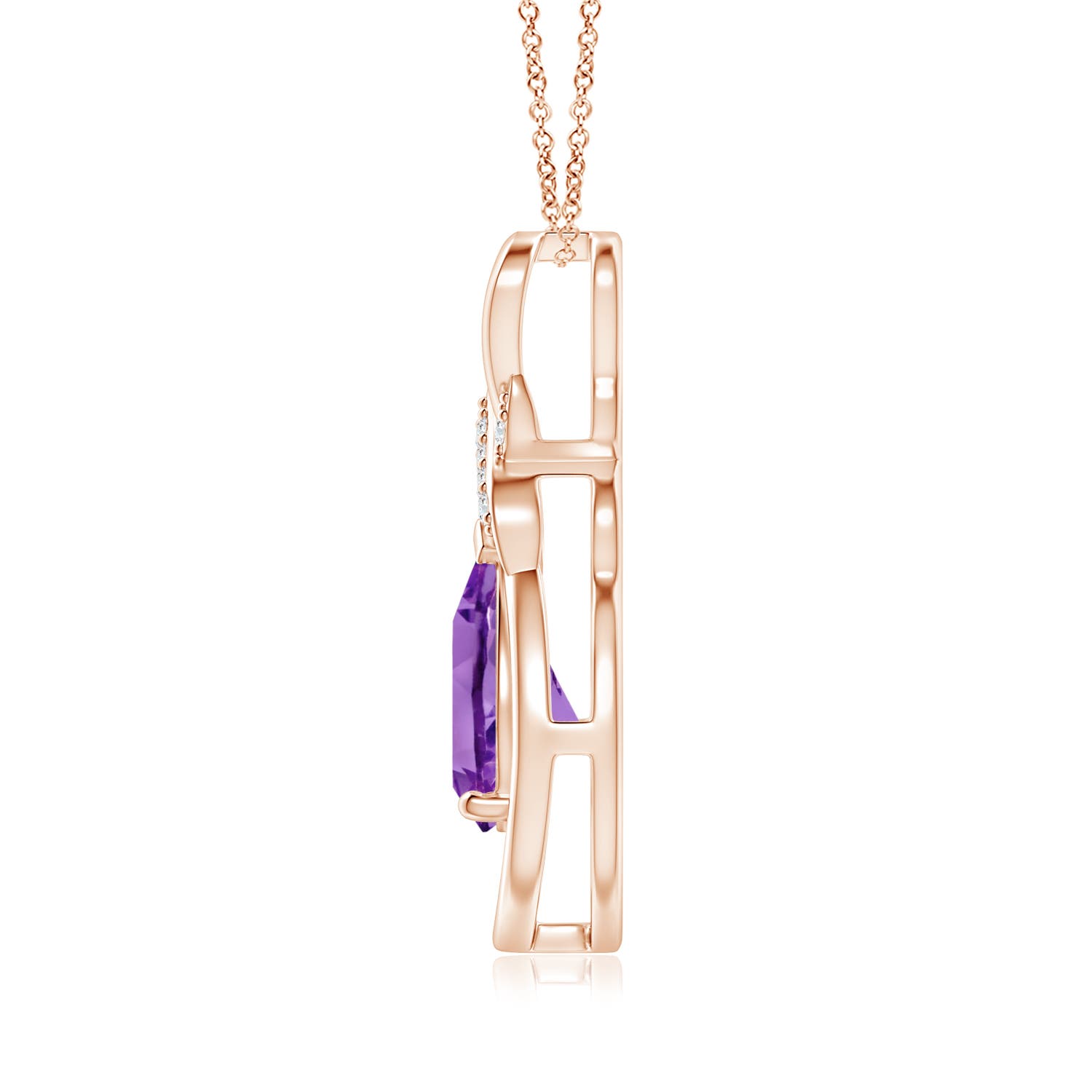 AA - Amethyst / 1.54 CT / 14 KT Rose Gold