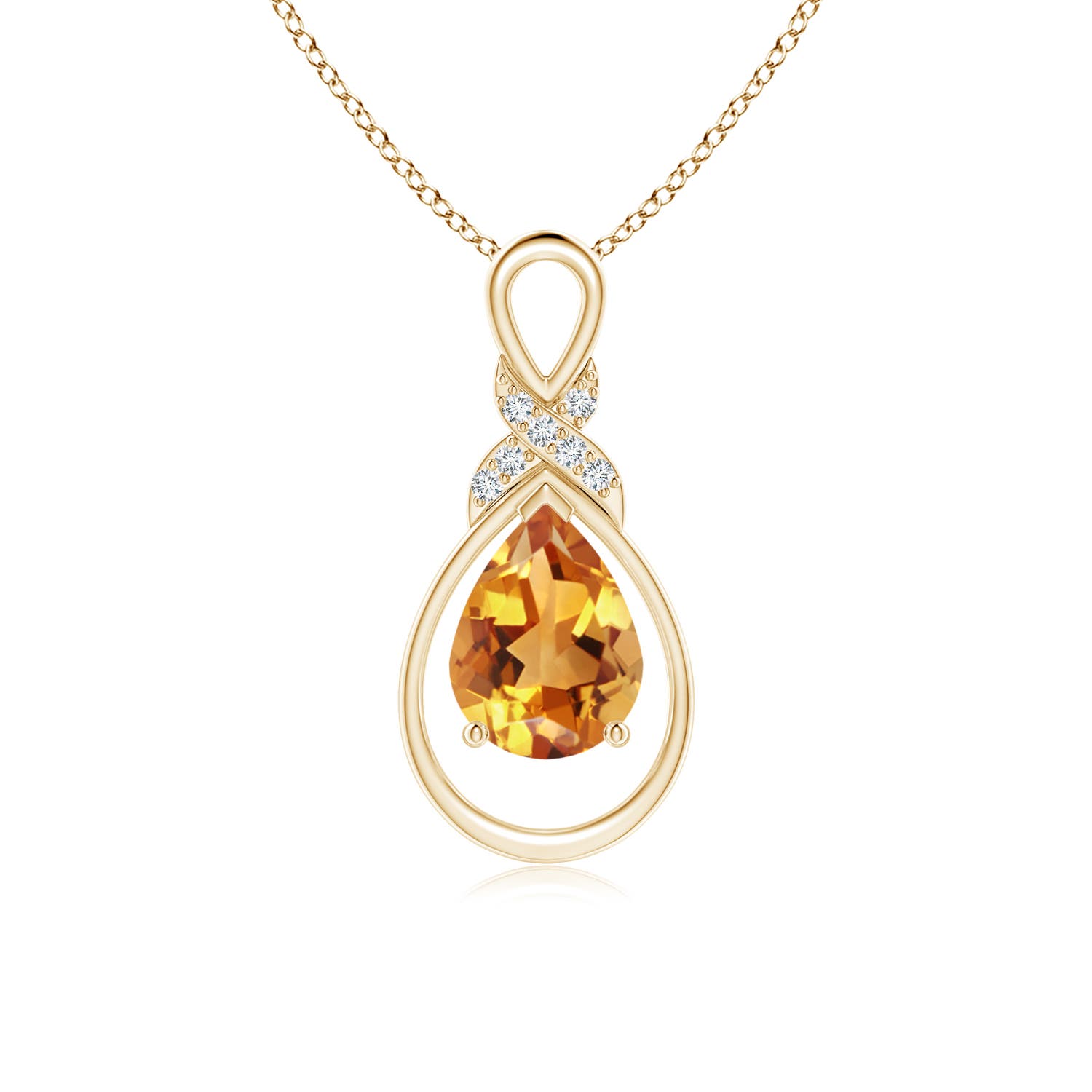 AA - Citrine / 1.04 CT / 14 KT Yellow Gold