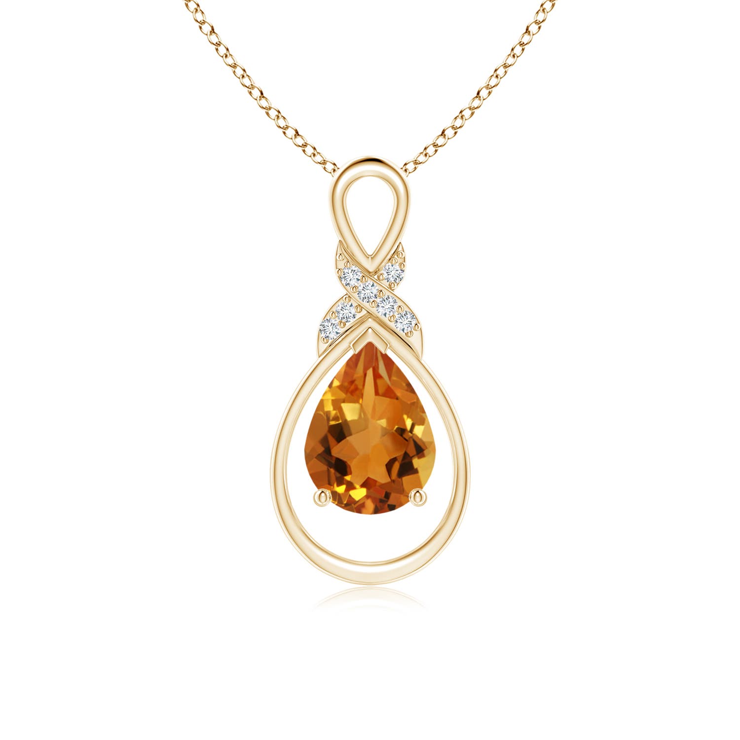 AAA - Citrine / 1.04 CT / 14 KT Yellow Gold